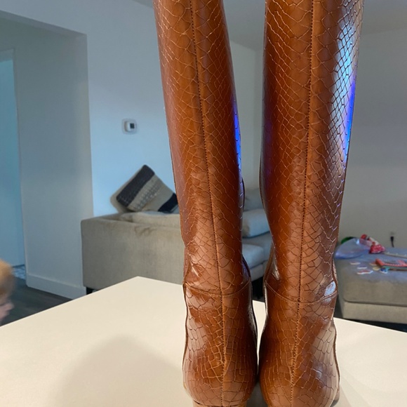 New Matisse tall Croc Cowboy boots 8.5 - Picture 4 of 8